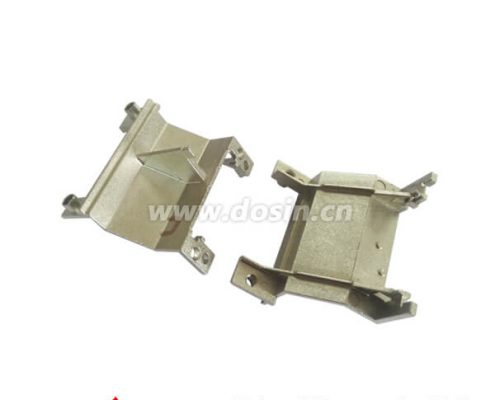 锌合金压铸件D型毗连器DVI外壳支架镀镍