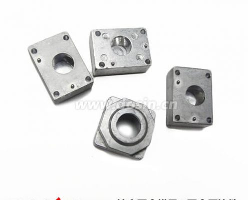 细密铝合金压铸配重小方块配件