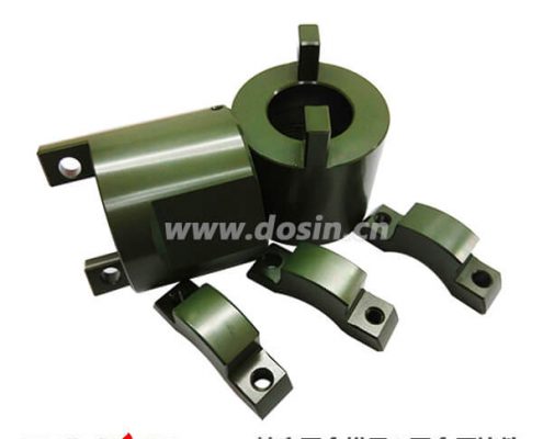 铝合金压铸尾夹压板电镀深绿色航空插件