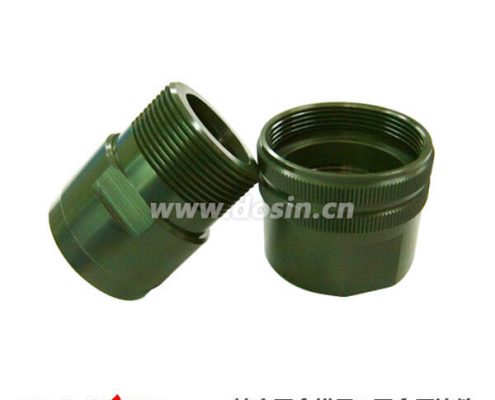 铝合金压铸电镀绿锌壳体圆形毗连器