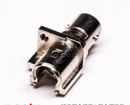 BNC母头毗连器外壳喷砂镀镍