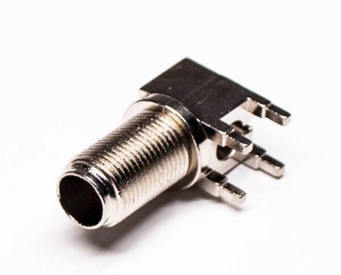 压铸锌外壳F母头弯角螺纹镀镍