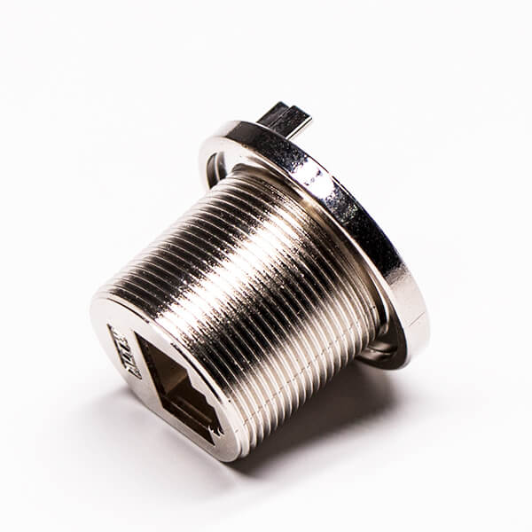 RJ45锌合金防水毗连器外壳镀镍