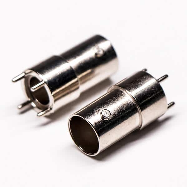 BNC母头外壳180度锌合金镀镍